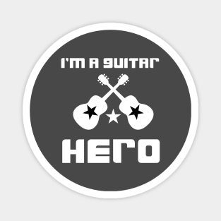 i m a guitar hero cool Magnet